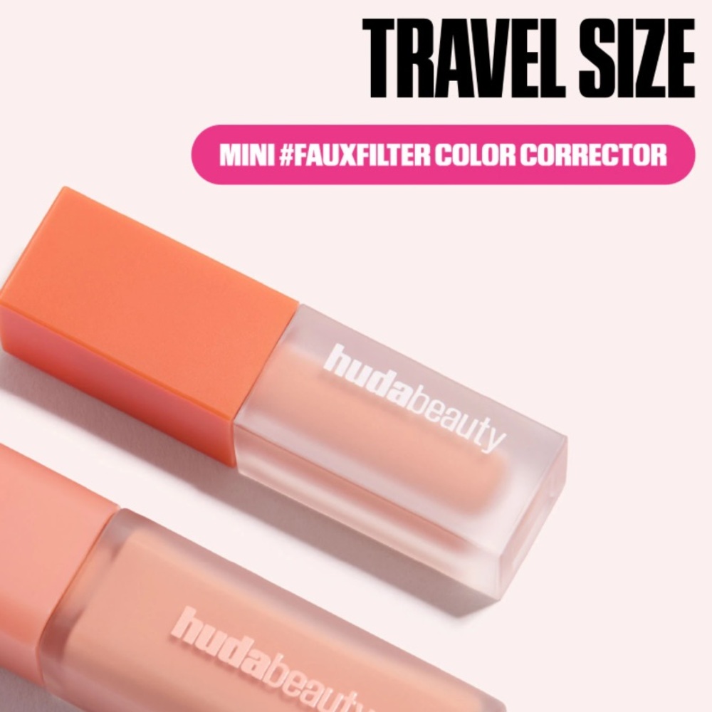 HUDA BEAUTY Mini #FauxFilter Brightening Under Eye Color Corrector Peach